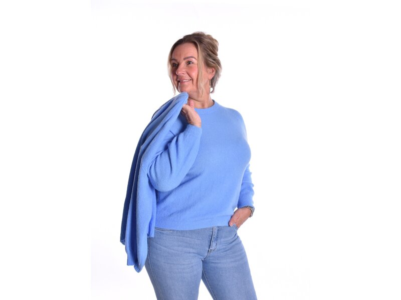 Gebreide Top Fabi - Hemels Blauw