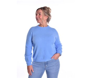 Gebreide Top Fabi - Hemels Blauw