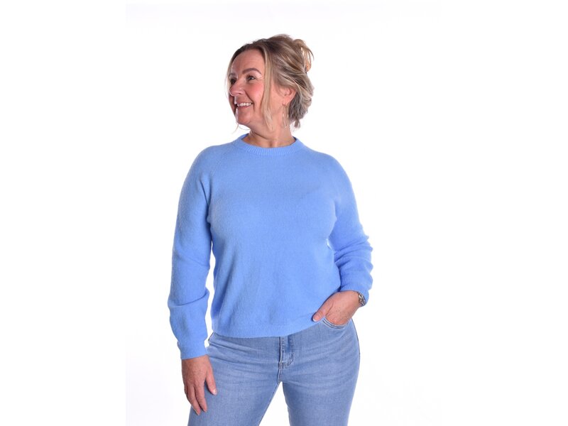 Gebreide Top Fabi - Hemels Blauw