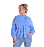 Gebreid Vest Fabi - Hemels Blauw