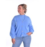 Gebreid Vest Fabi - Hemels Blauw