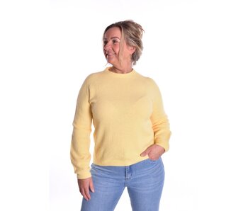 Gebreide Top Fabi - Zacht Geel