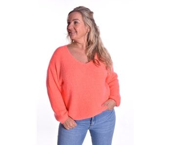 Trui Mea - Fluor Koraal