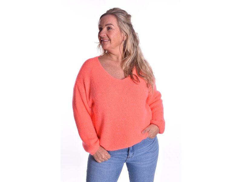 Trui Mea - Fluor Koraal