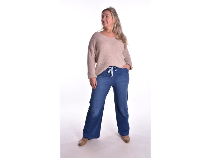 Comfy Jeans Wide Leg - Donker
