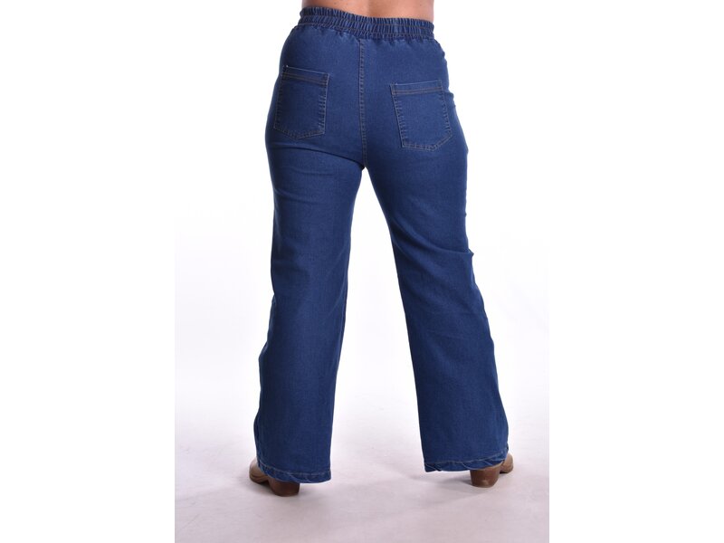 Comfy Jeans Wide Leg - Donker