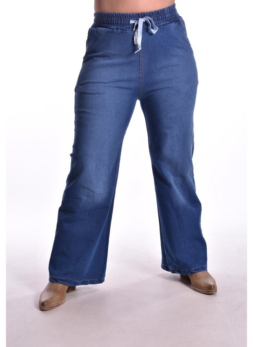 Comfy Jeans Wide Leg - Donker