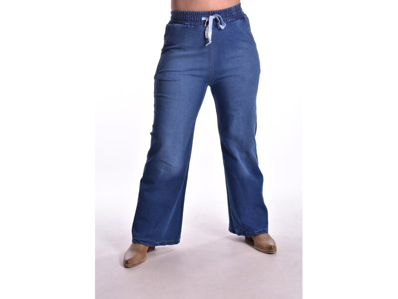 Comfy Jeans Wide Leg - Donker