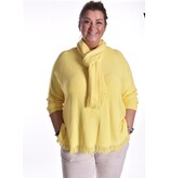 Trui Met Sjaal - Zacht Geel