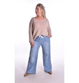 Comfy Jeans Wide Leg - Licht