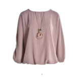 Top Krijtstreep - Taupe