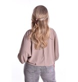 Top Krijtstreep - Taupe