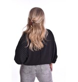 Top Krijtstreep - Zwart