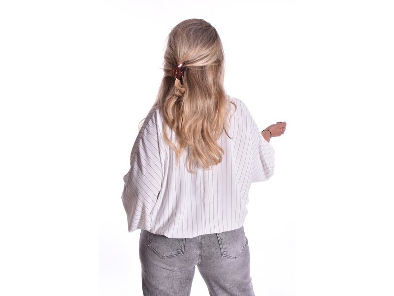 Top Krijtstreep - Roomwit