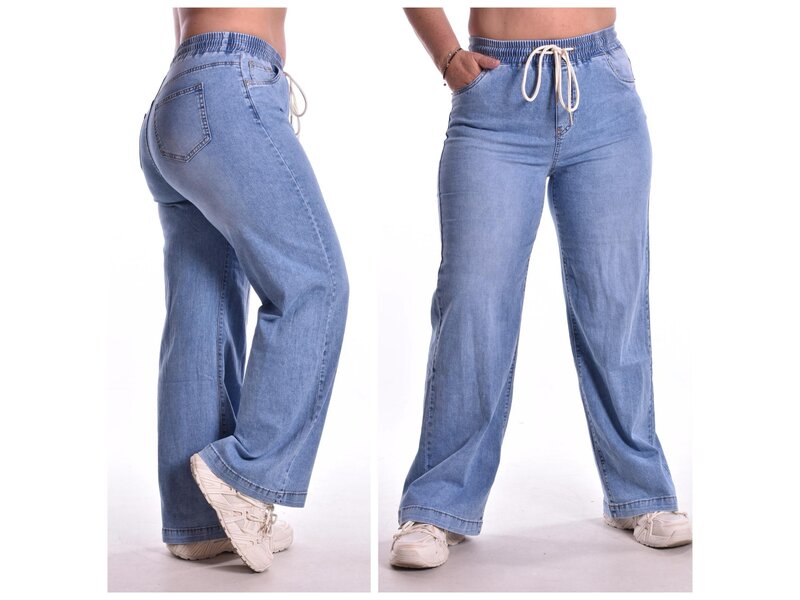 Wide Leg Jogger Jeans (7200)