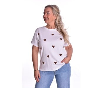 T-shirt Liefde - Choco