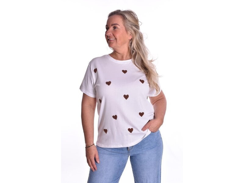 T-shirt Liefde - Choco