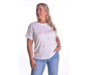 T-shirt Liefde - Roze