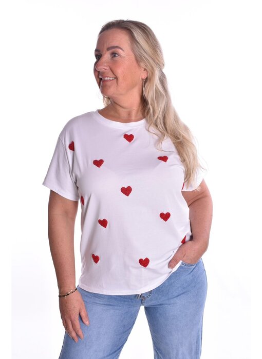 T-shirt Liefde - Rood
