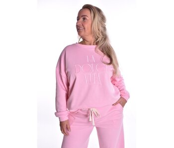 Sweater La Dolce Vita van Mooij 2.0 - Roze