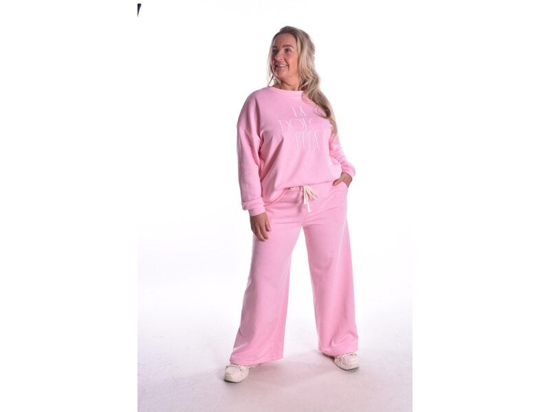 Sweater La Dolce Vita van Mooij 2.0 - Roze