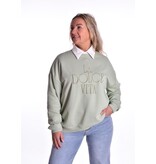 Sweater La Dolce Vita van Mooij 2.0 - Lindegroen