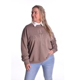 Sweater La Dolce Vita van Mooij 2.0 - Taupe