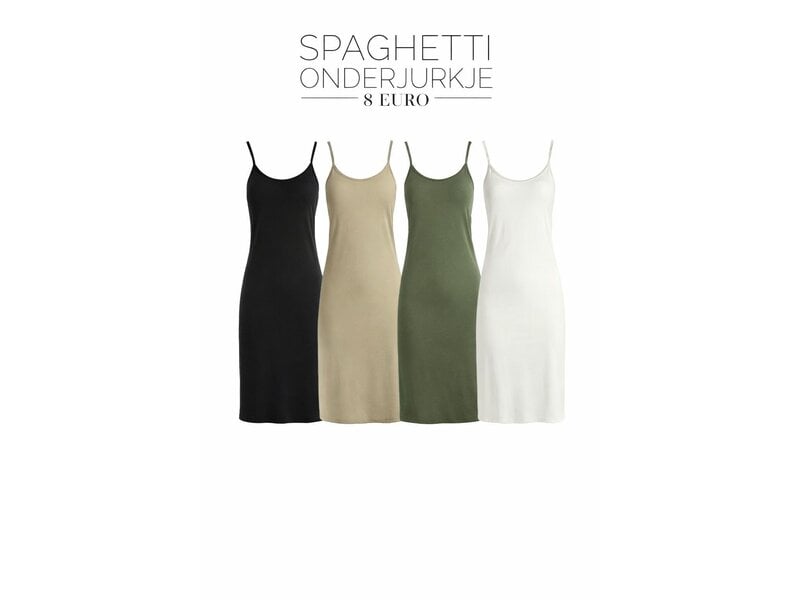 Spaghetti jurkjes - Diverse kleuren