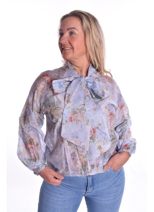 Blouse Belle - Lichtblauw