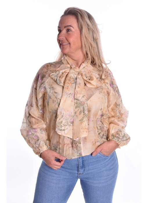 Blouse Belle - Zacht geel