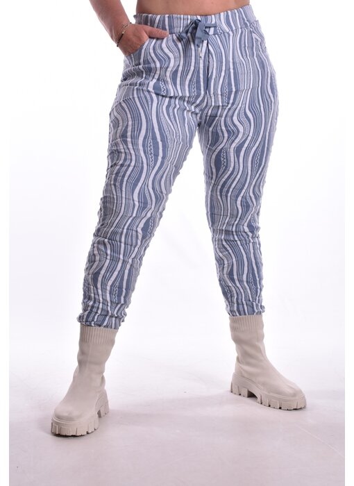 Broek Eva - Jeans Blauw