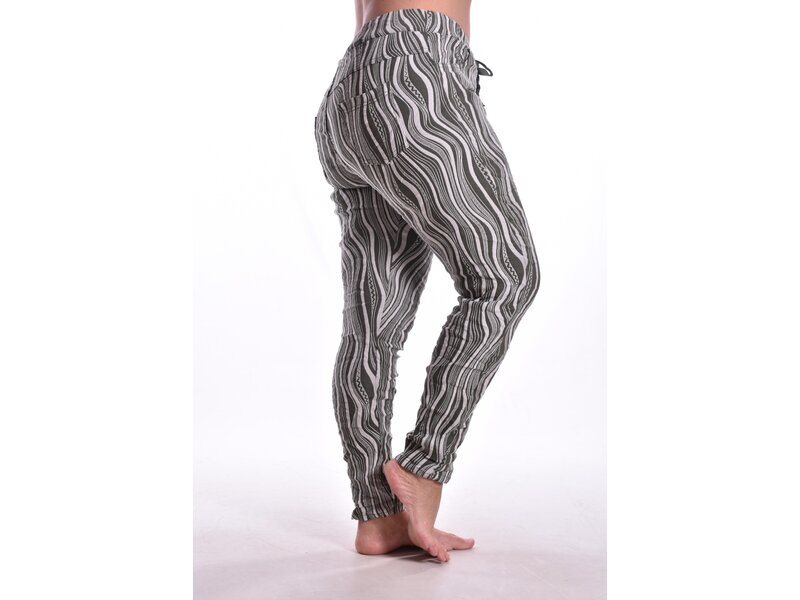 Broek Eva - Legergroen