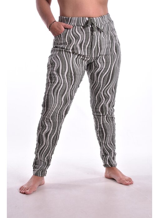 Broek Eva - Legergroen