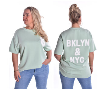 Top & - Linde Groen - Witte Tekst