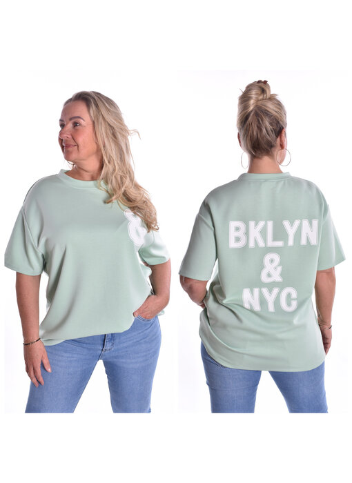 Top & - Linde Groen - Witte Tekst