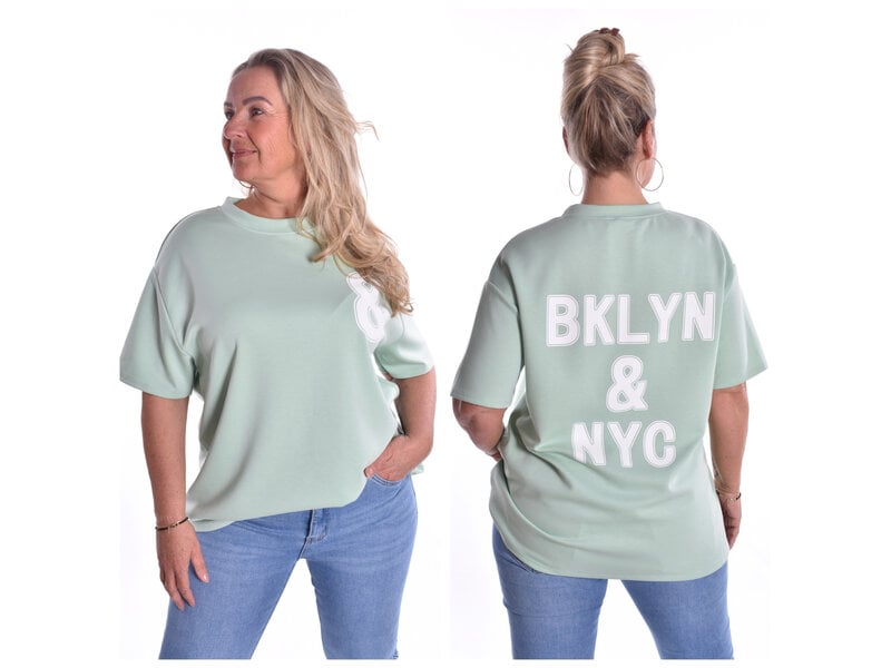 Top & - Linde Groen - Witte Tekst