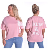 Top & - Roze - Witte Tekst