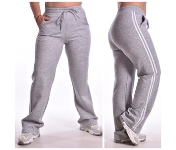 Broek Lotte - Grijs + Wit