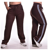 Broek Lotte - Choco + Lichtblauw