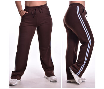 Broek Lotte - Choco + Lichtblauw
