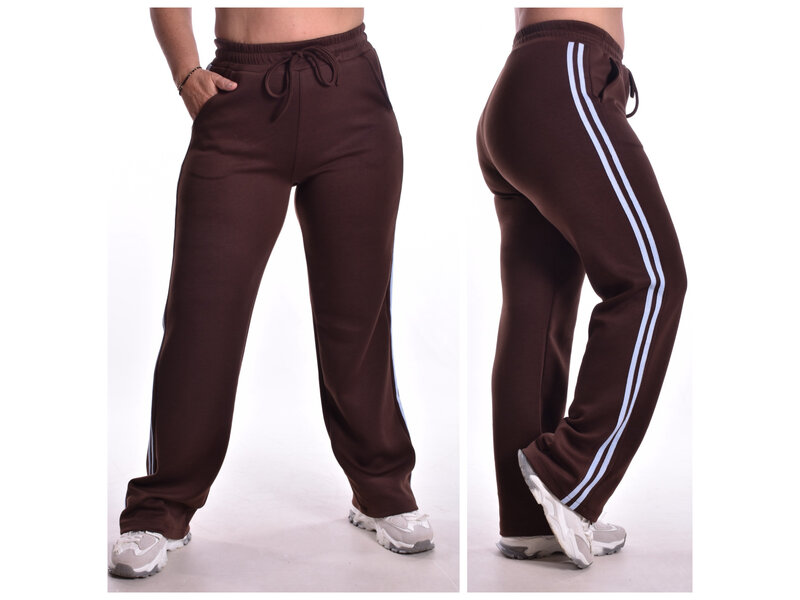 Broek Lotte - Choco + Lichtblauw