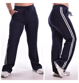 Broek Lotte - Donkerblauw  + Wit