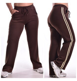 Broek Lotte - Choco + Zacht Geel