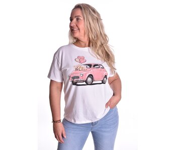 T-shirt Teddy - Roze