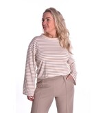 Top Bobby - Beige - Wit