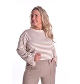 Top Bobby - Beige - Wit