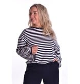 Top Bobby - Donkerblauw - Wit