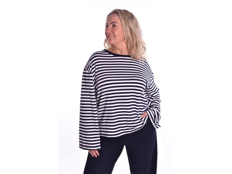 Top Bobby - Donkerblauw - Wit