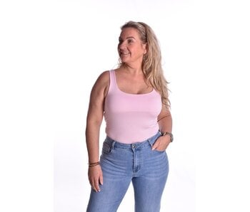 Viscose Topje Abbey  - Licht roze