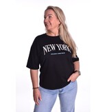 T-shirt New York - Zwart